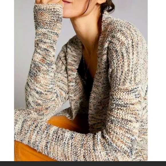 Anthro Pilcro space dye duster cardigan - Picture 2 of 12